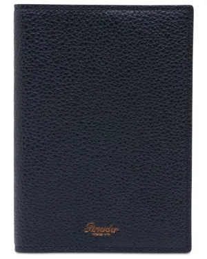 360 Leather Passport Holder in Blue