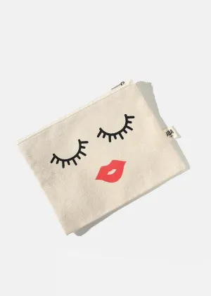 AOA Canvas Bag - Lips & Lashes