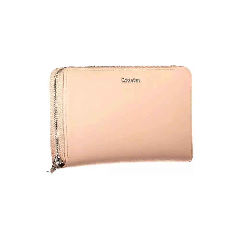 Calvin Klein Pink Polyethylene Women Wallet