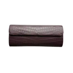 Crocodile Clutch by Scotstyle, Chocolate