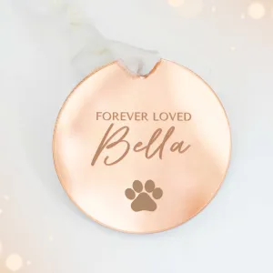 Custom Dog or Cat Memorial Ornament