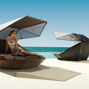 Faz Daybed with Canopy - Modern Patio Furniture