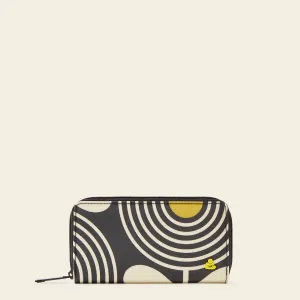 Forget Me Not Wallet - Giant Striped Tulip Noir