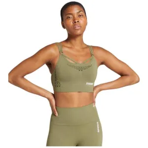 Gymshark Energy Seamless Sports Bra - Olive Green