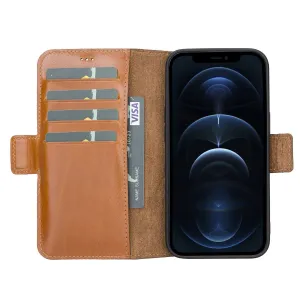 iPhone 13 Leather Flip Cover Wallet Case with Kickstand