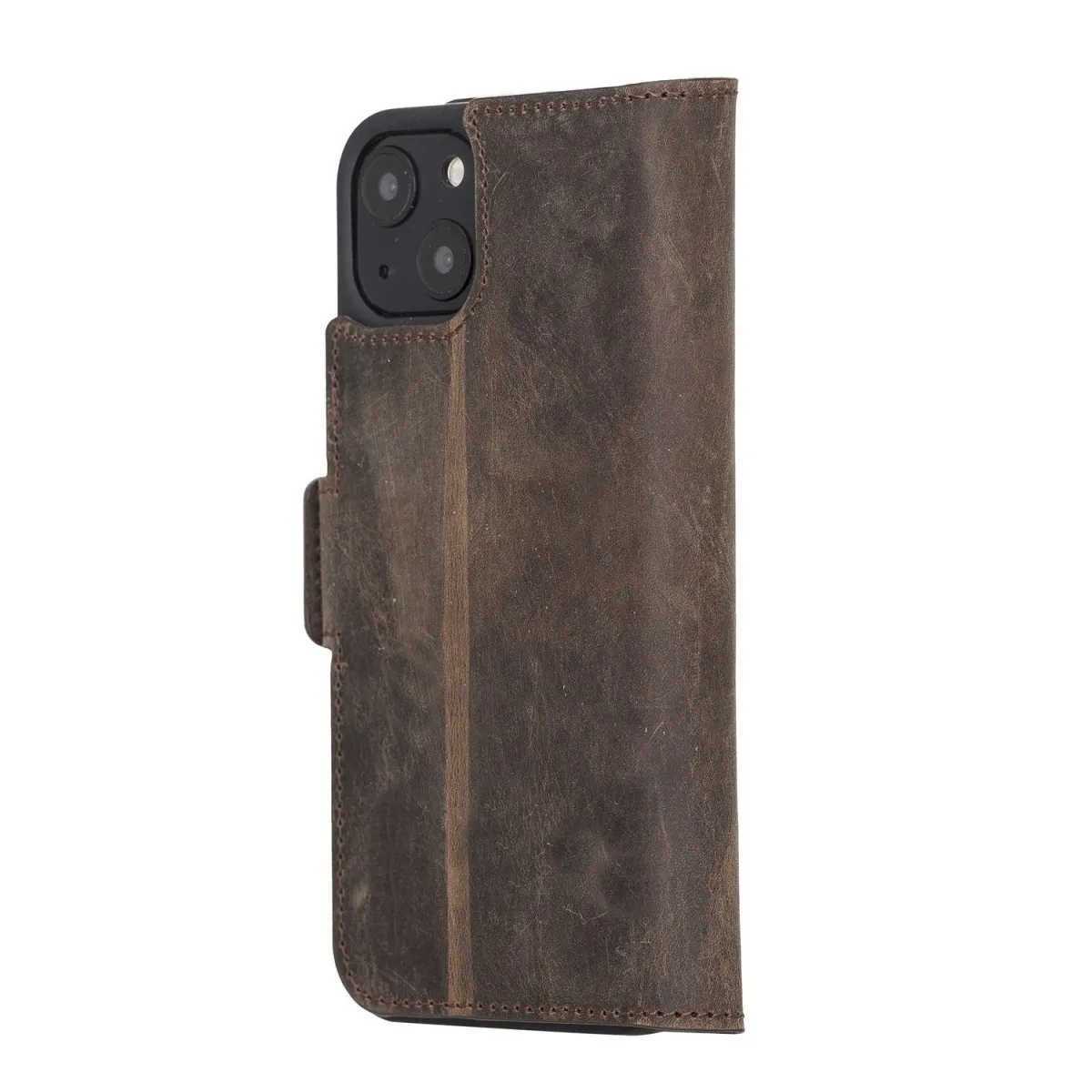 iPhone 13 Leather Flip Cover Wallet Case with Kickstand