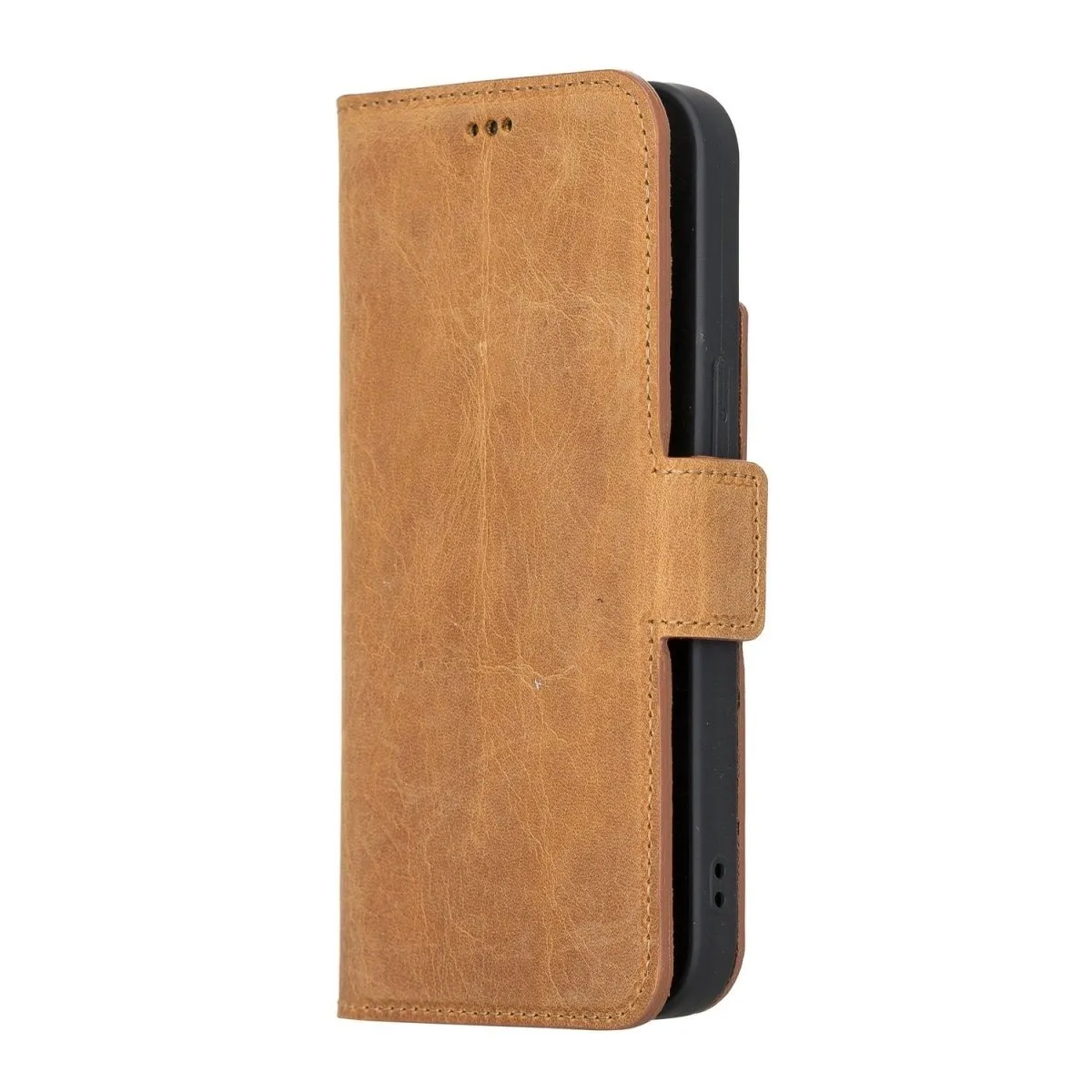 iPhone 13 Leather Flip Cover Wallet Case with Kickstand