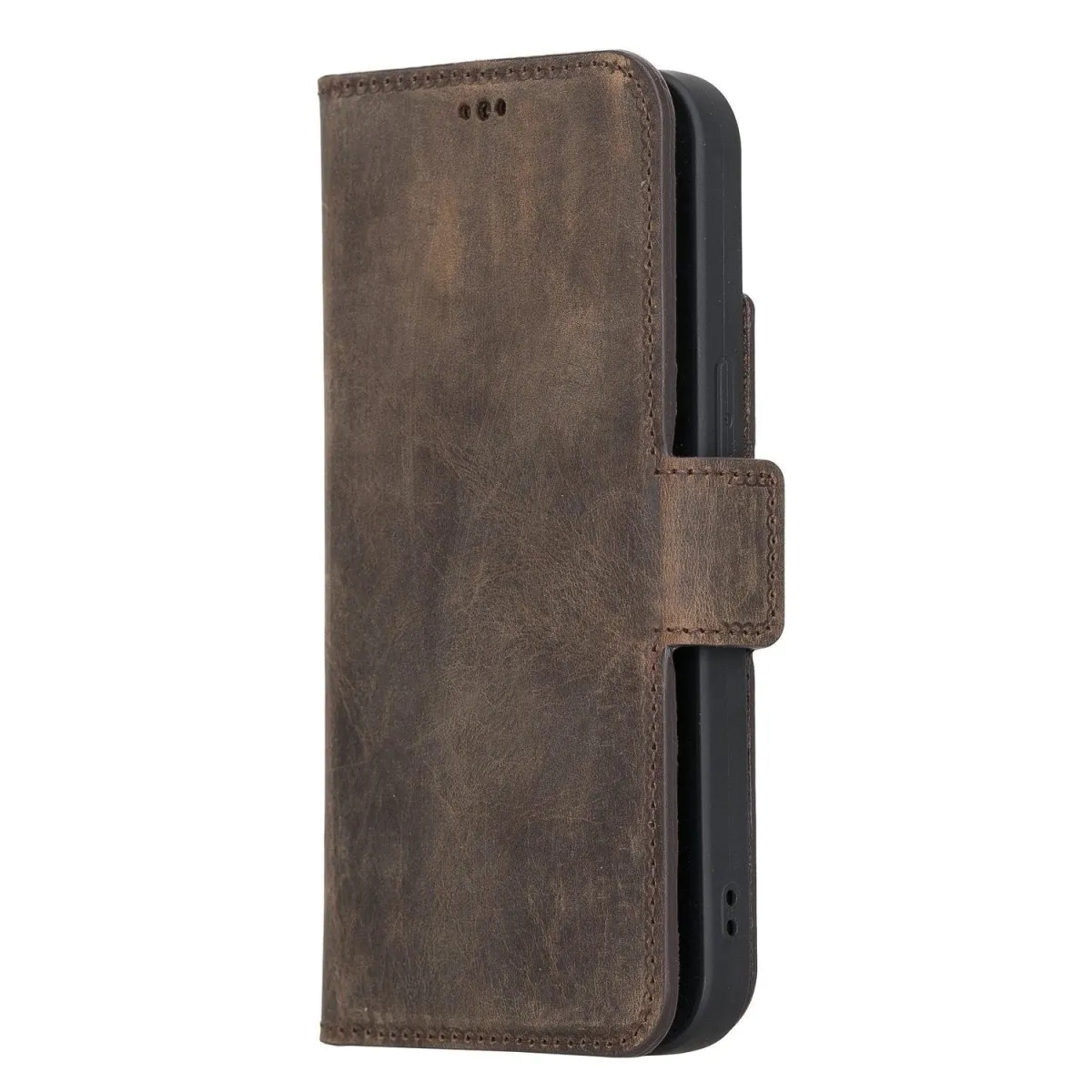 iPhone 13 Leather Flip Cover Wallet Case with Kickstand