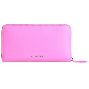 Karl Lagerfeld K/ikonik 2.0 Leather Cont Wallet, pink