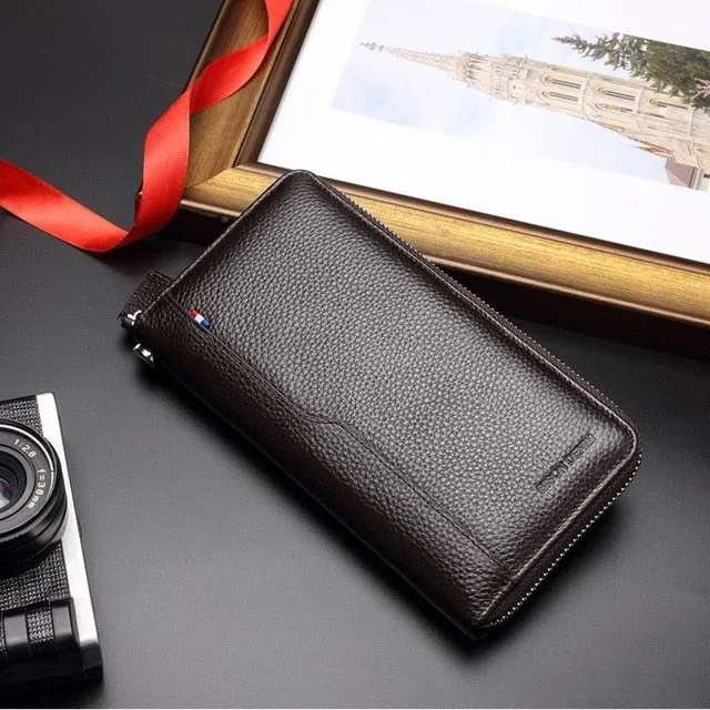 Leather RFID Blocking Phone Case & Wallet