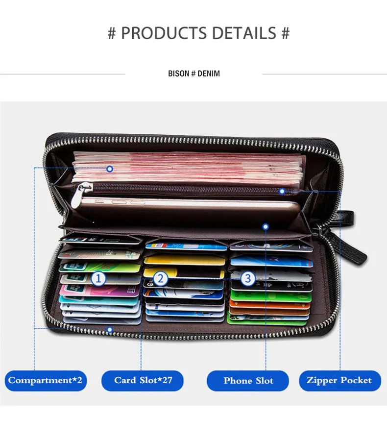 Leather RFID Blocking Phone Case & Wallet