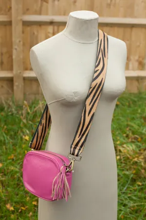 Luxury Leather Bag Strap - Tiger