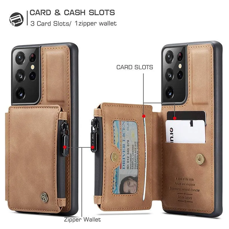 Multifunctional Wallet Phone Case For Galaxy