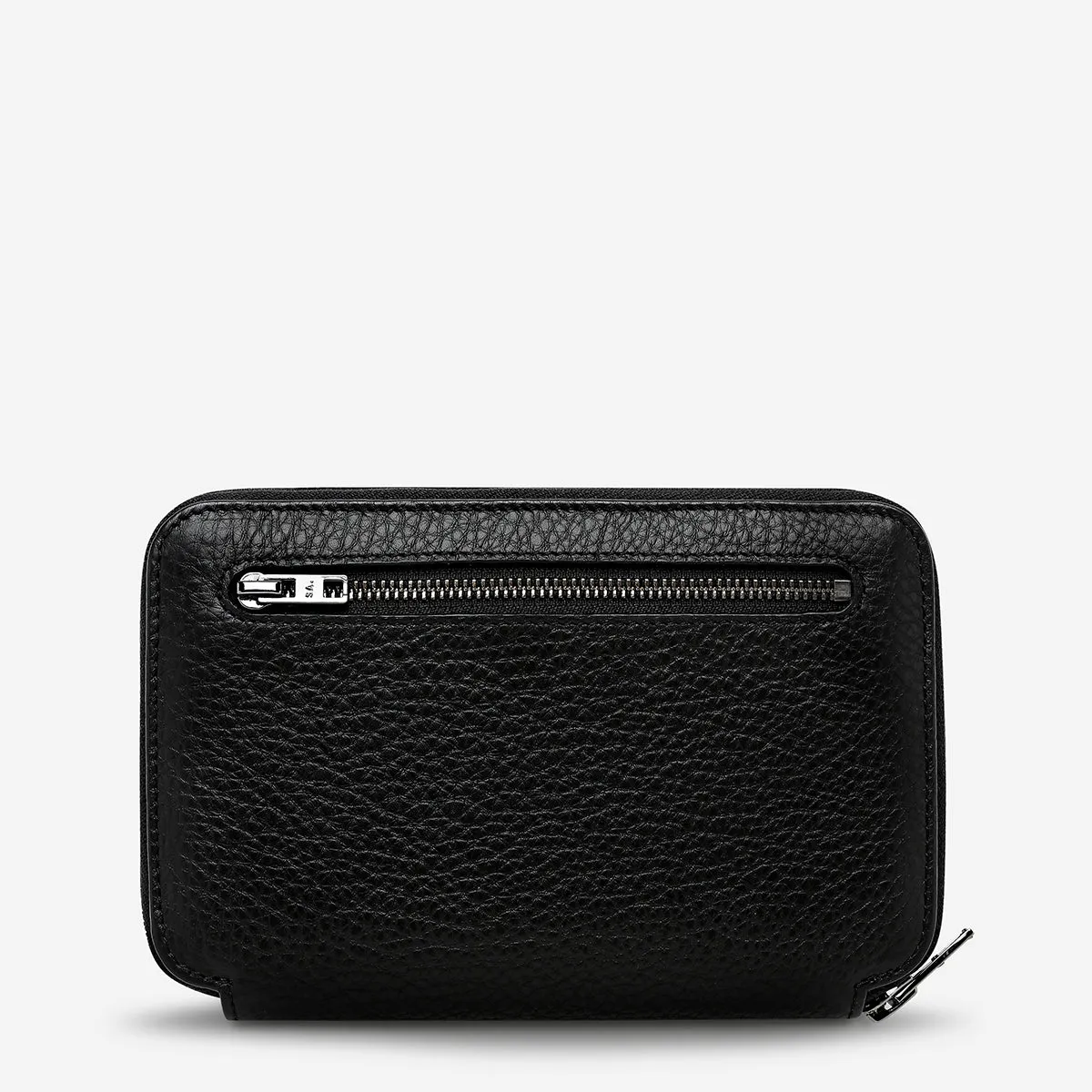 Nowhere To Be Found Passport Wallet - Black