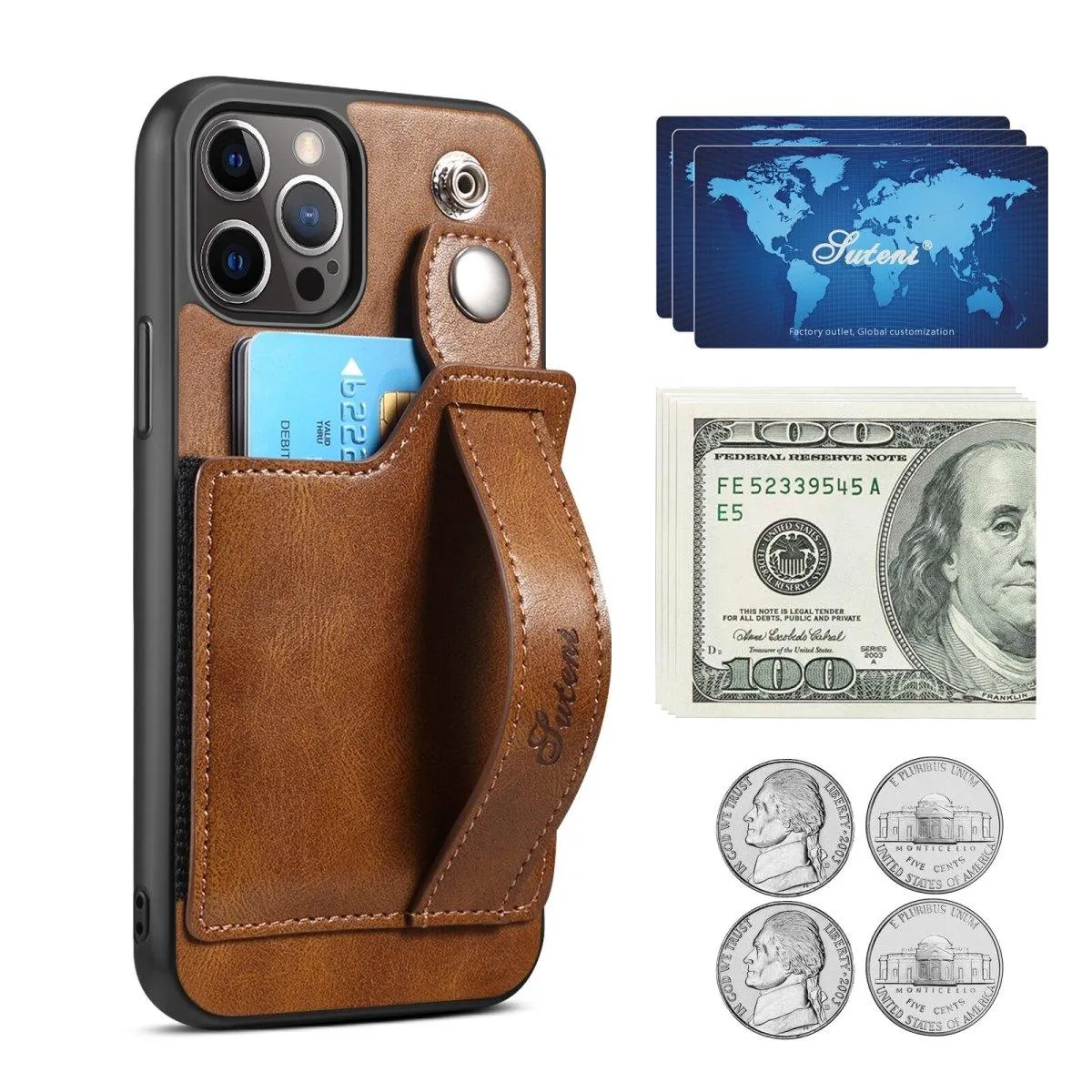 Obli Leather iPhone Wallet Case