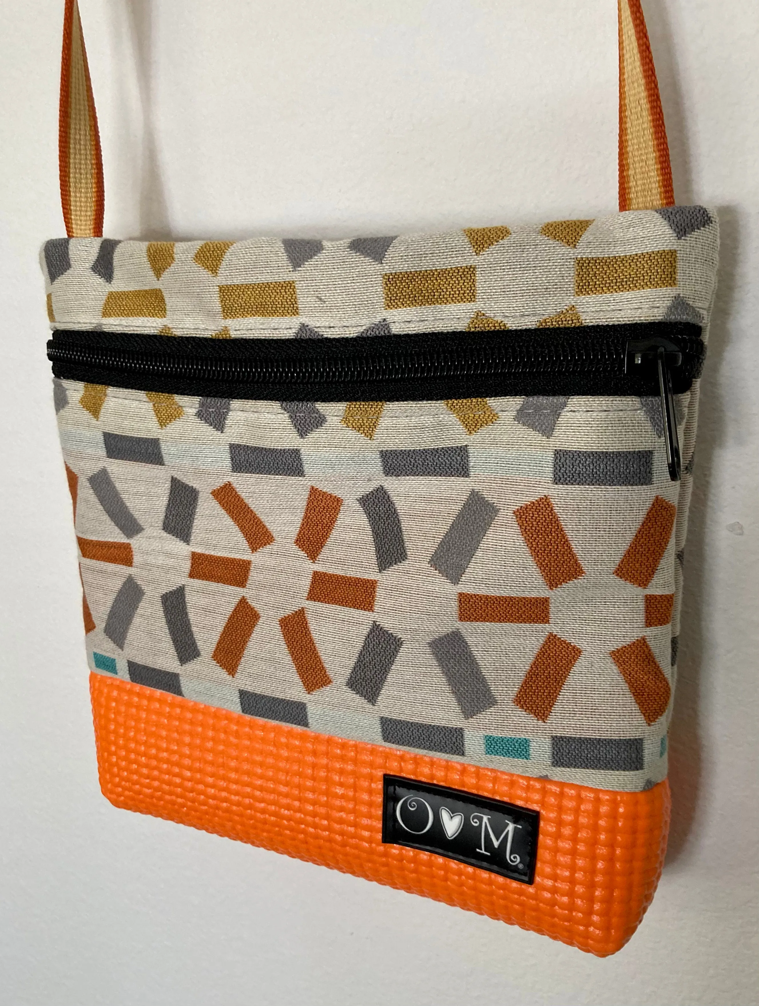 Orange Lola- Geometric Print Fabric