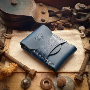 Original Luxe Minimalist Wallet - Ocean Blue and Blue Dollaro