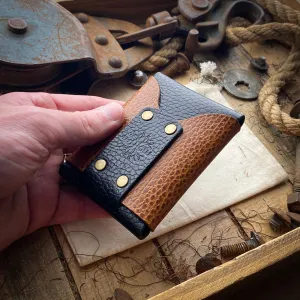 Original Wask Minimalist Wallet - Black Dollaro and Whiskey Dollaro