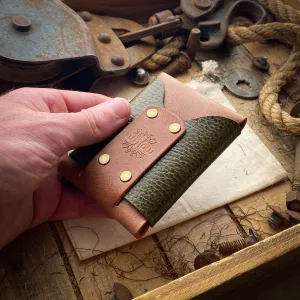 Original Wask Minimalist Wallet - Sierra and Olive Dollaro