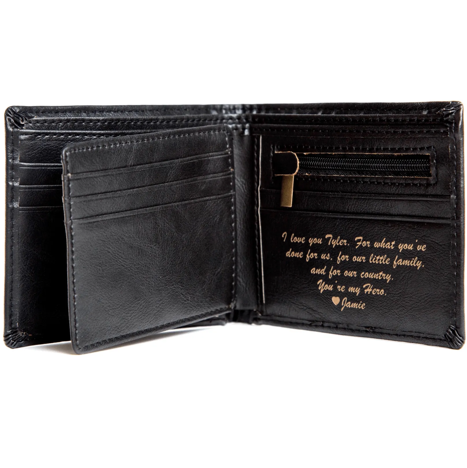 Personalized Leather Wallet