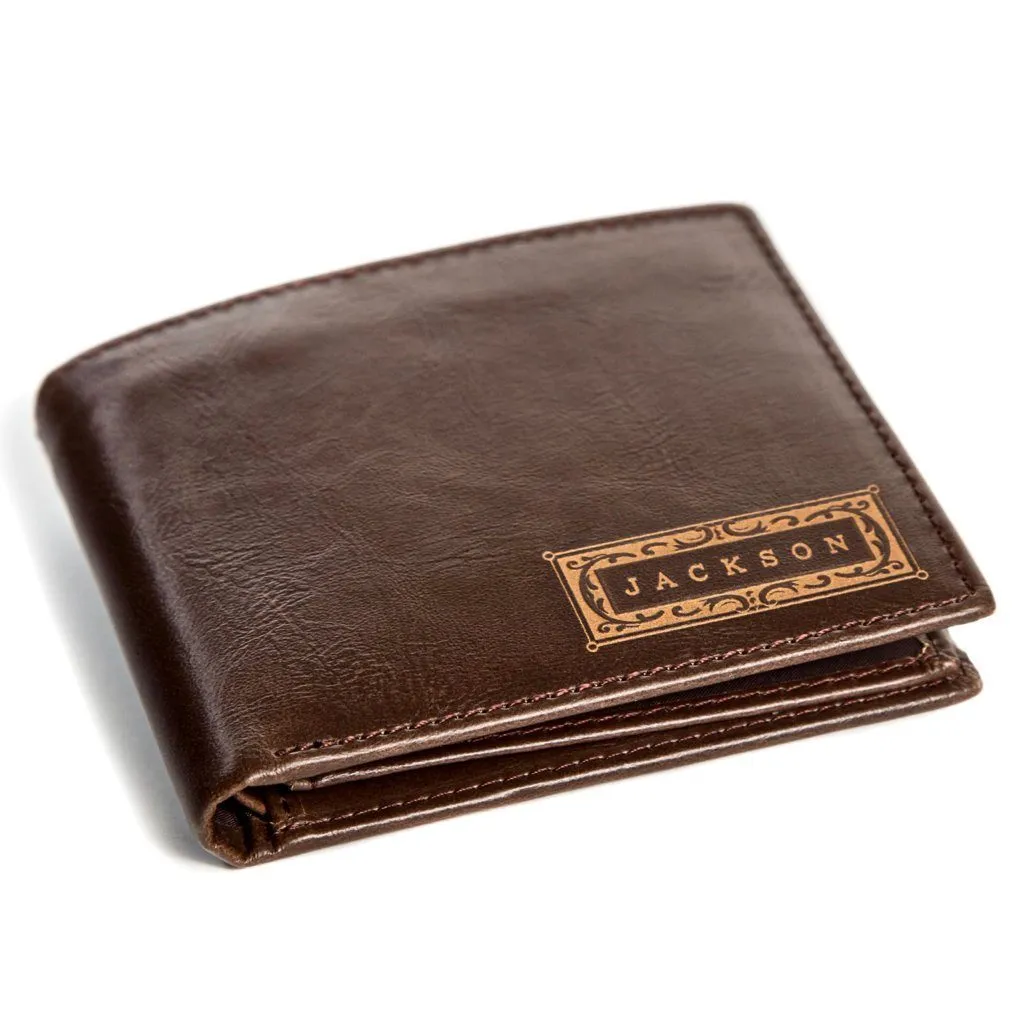 Personalized Leather Wallet