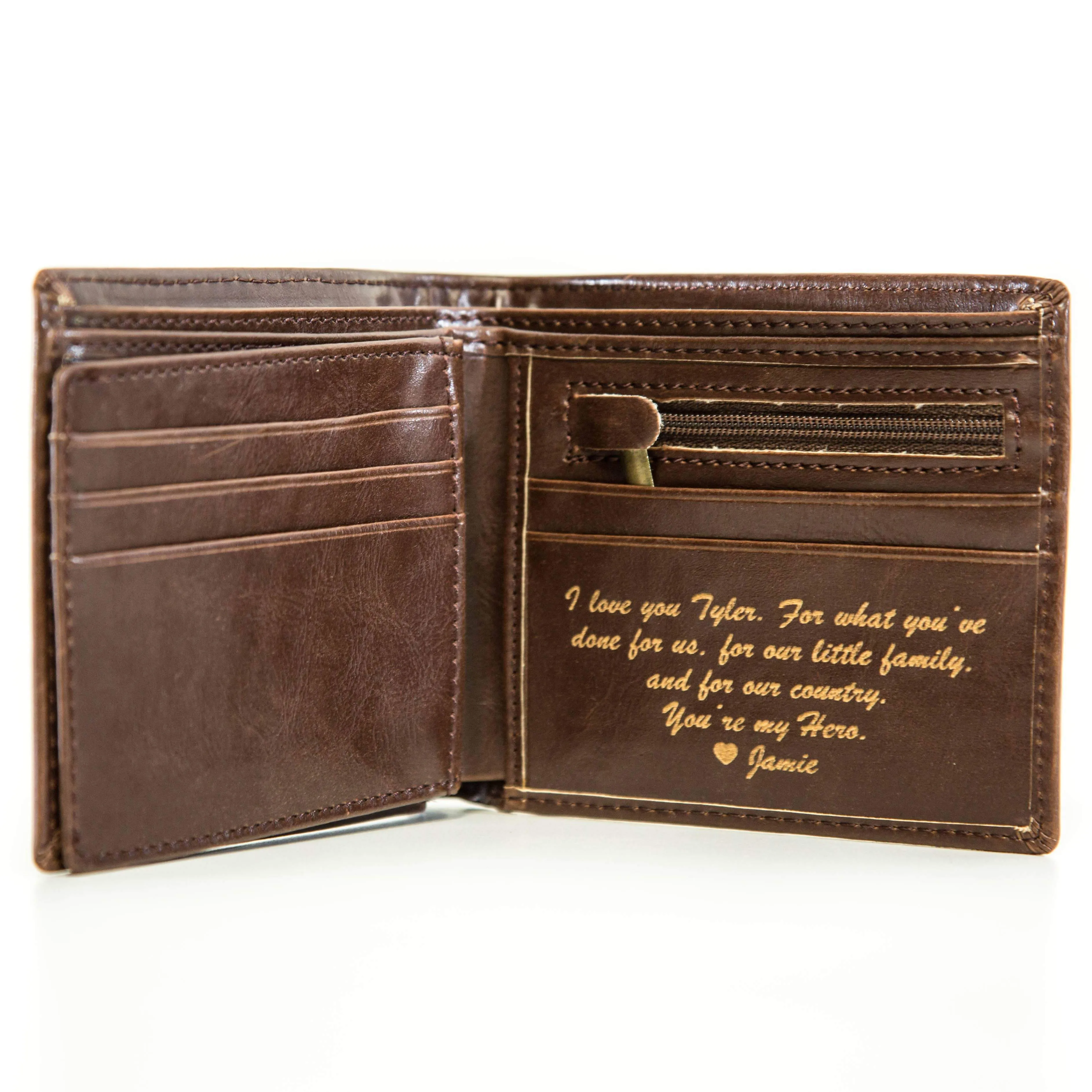 Personalized Leather Wallet