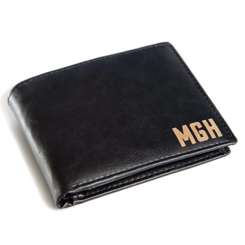 Personalized Leather Wallet