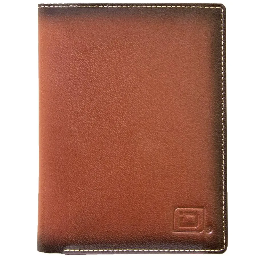 RFID Blocking Leather Passport Wallet