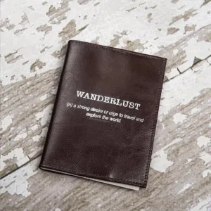 SOOTHI WANDERLUST LEATHER PASSPORT COVER