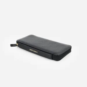 The Flying Solo Passport Holder Black Pebble