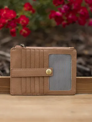 The Mini Travel Wallet - Camel