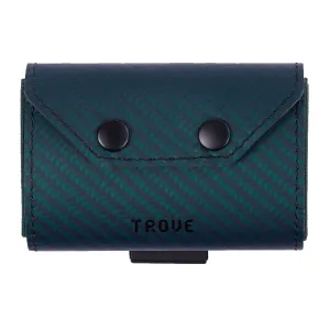 TROVE Coin Caddy: Green Carbon Fibre